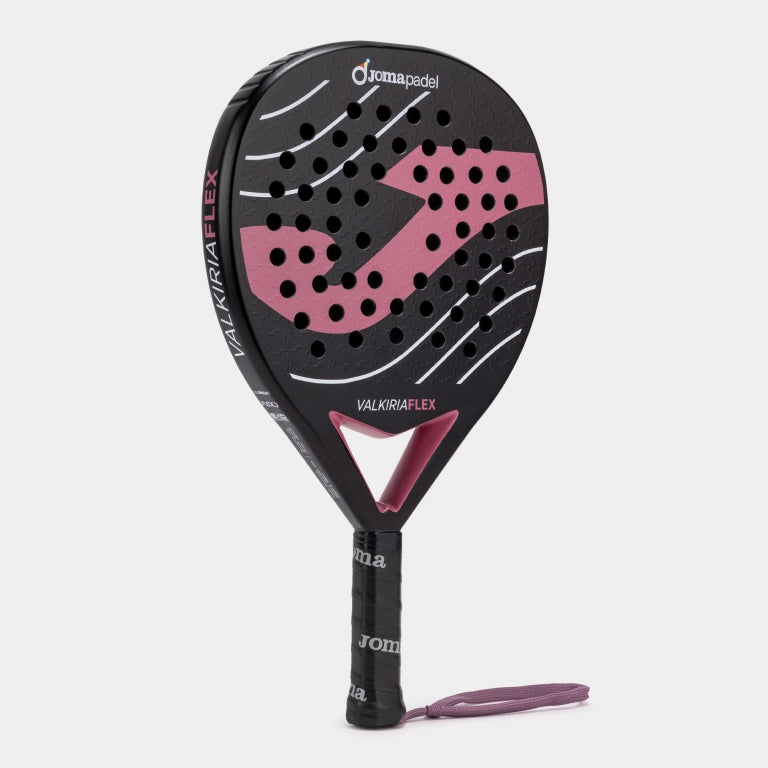 Raquete de padel Valkiria Flex Preto Rosa JOMA