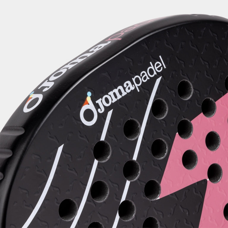 Raquete de padel Valkiria Flex Preto Rosa JOMA — vista 2