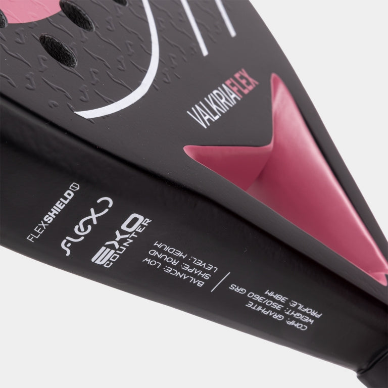 Raquete de padel Valkiria Flex Preto Rosa JOMA — vista 5