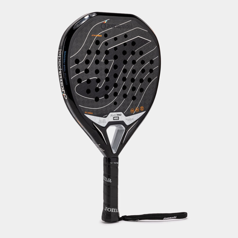 Joma Blast Pro HRD – Raquete de Padel em Carbono 12K – Preto/Cinzento