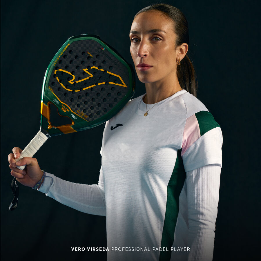 Joma Hyper Pro SFT – Raquete de Padel em Carbono 12K – Verde/Preto