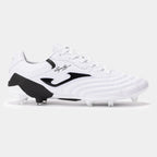 Chuteiras Aguila Cup 24 terreno forme FG branco preto