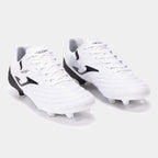 Chuteiras Aguila Cup 24 terreno forme FG branco preto