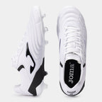 Chuteiras Aguila Cup 24 terreno forme FG branco preto