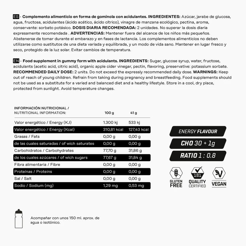 Goma energética anti-cãibras 101 Other Level, sabor energy, 41g — vista 6