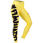 Leggings desportivas femininas amarelas Trec Nutrition