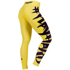 Leggings desportivas femininas amarelas Trec Nutrition — vista 3