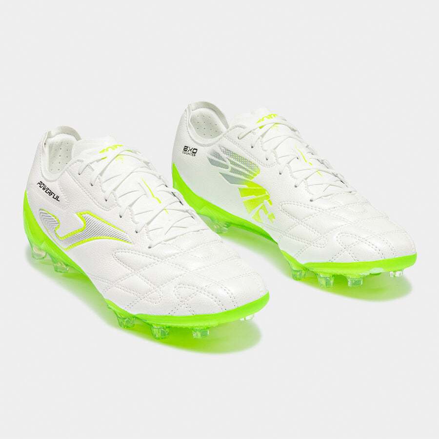 Chuteiras Powerfull 26 terreno forme FG branco