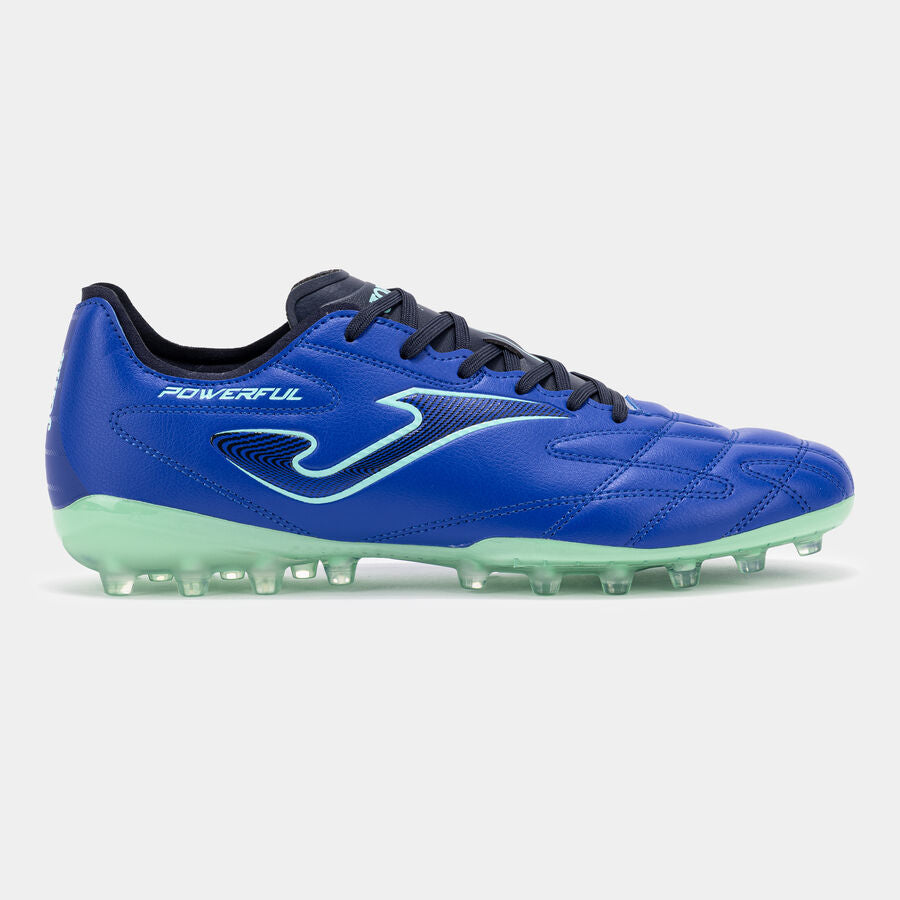 Chuteiras Powerfull 26 relva artificial AG azul royal