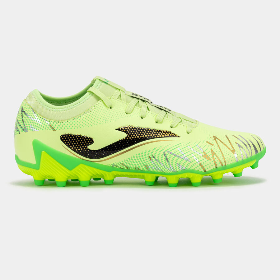 Chuteiras Striker 26 relva artificial AG verde fluorescente