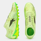 Chuteiras Striker 26 relva artificial AG verde fluorescente