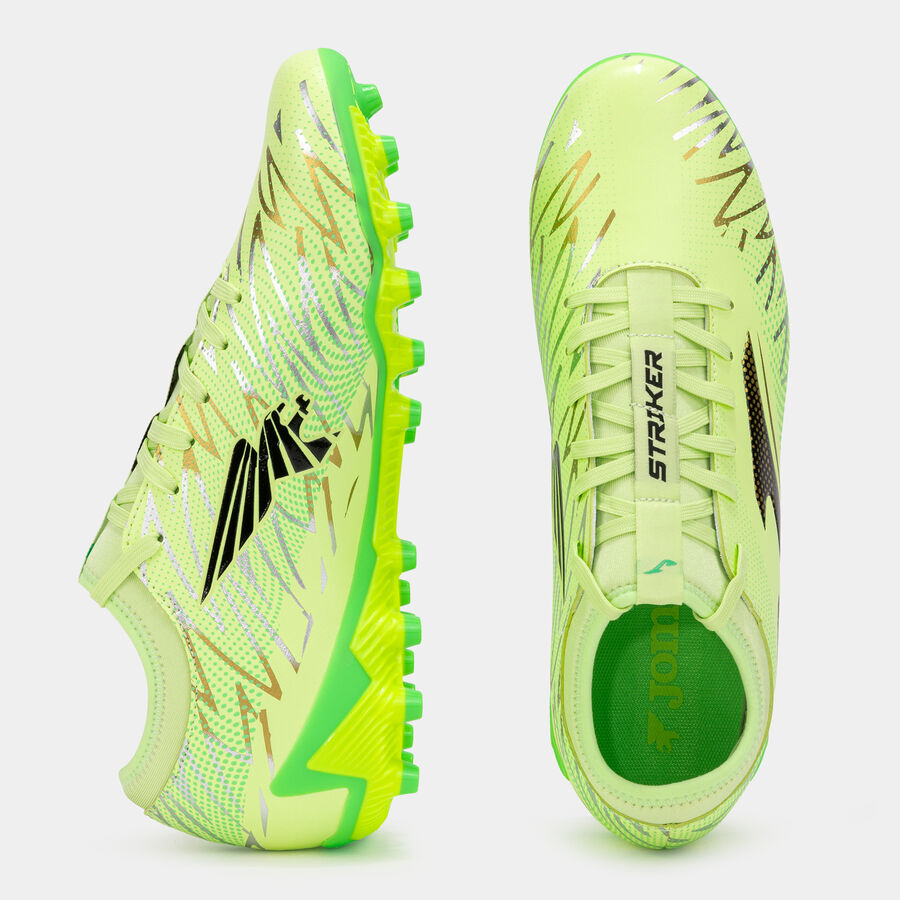 Chuteiras Striker 26 relva artificial AG verde fluorescente