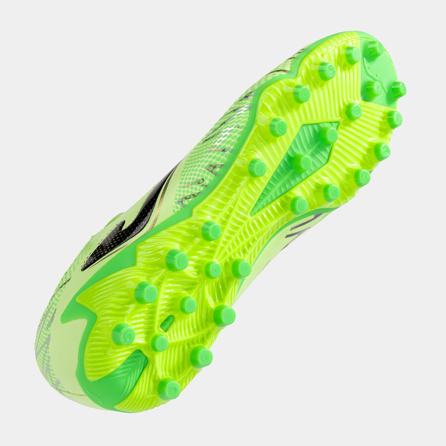 Chuteiras Striker 26 relva artificial AG verde fluorescente