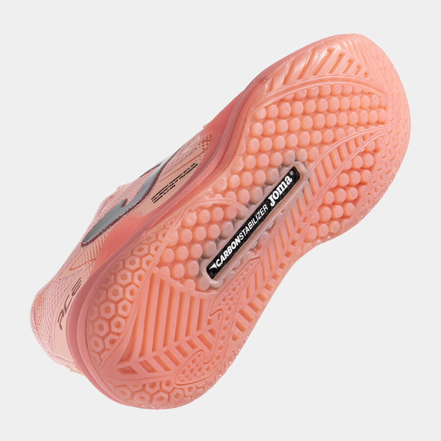 Sapatilhas Ace Lady 25 pista dura mulher rosa