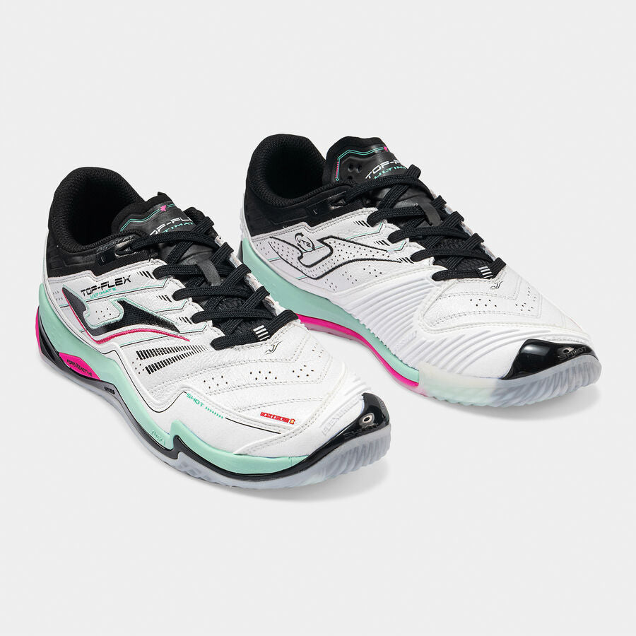 Sapatilhas futsal Top Flex Ultimate 26 indoor branco preto