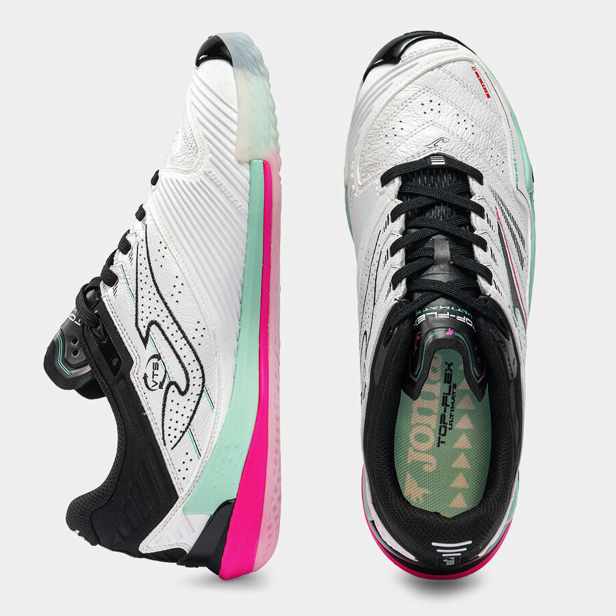 Sapatilhas futsal Top Flex Ultimate 26 indoor branco preto