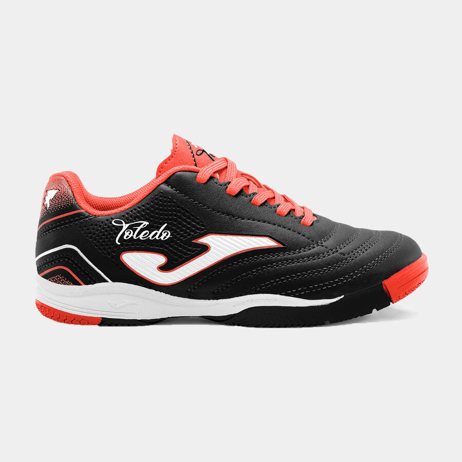 Sapatilhas futsal Toledo Jr 26 indoor júnior preto