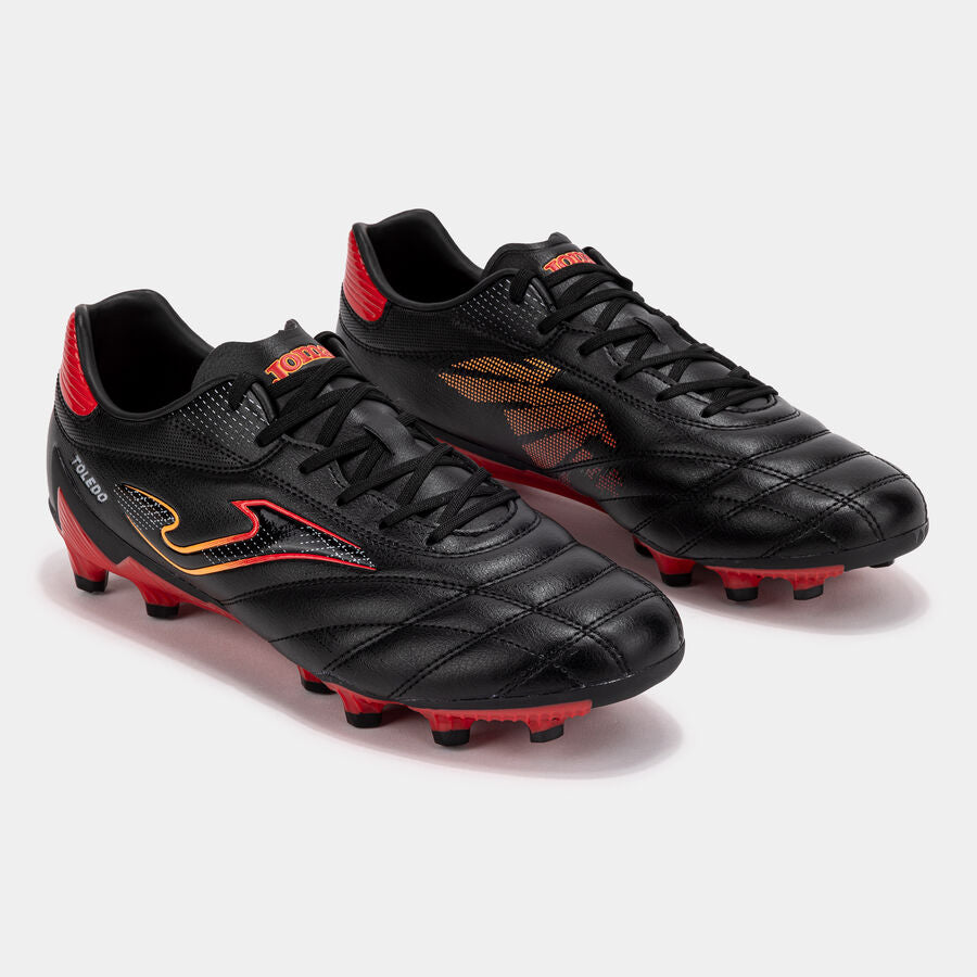 Chuteiras Toledo 26 terreno forme FG preto