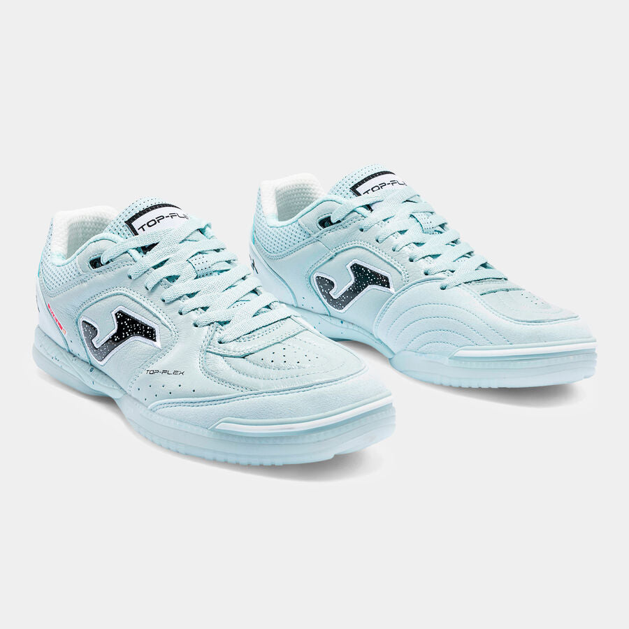 Sapatilhas futsal Top Flex 26 indoor azul-turquesa