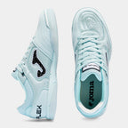 Sapatilhas futsal Top Flex 26 indoor azul-turquesa
