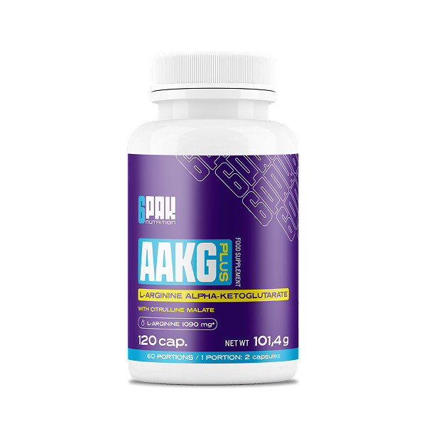 AAKG PLUS – Arginina e Citrulina – 120 Cápsulas - 6PAK Nutrition