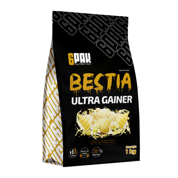 Bestia Ultra Gainer 1kg 6PAK Nutrition