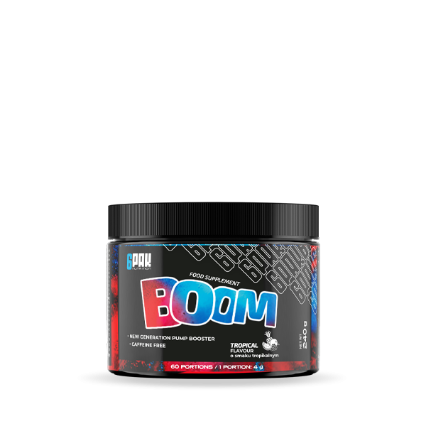 Pré-Treino Boom 240g 6PAK Nutrition