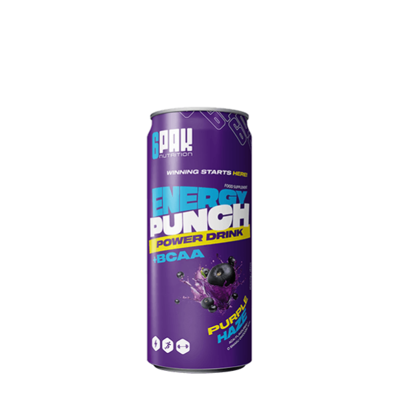 Bebida Energética com BCAA Energy Punch 250ml 6PAK Nutrition