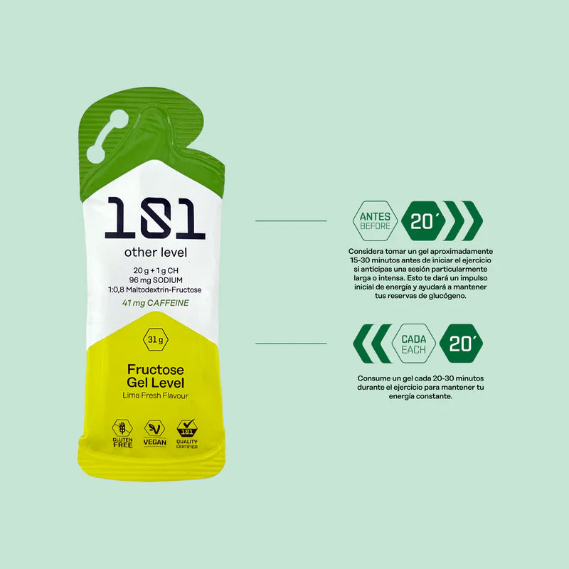 Gel Energético 31g com cafeína 101 Other Level
