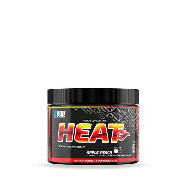 Pré-Treino Queima Gorduras Heat 240g 6PAK Nutrition