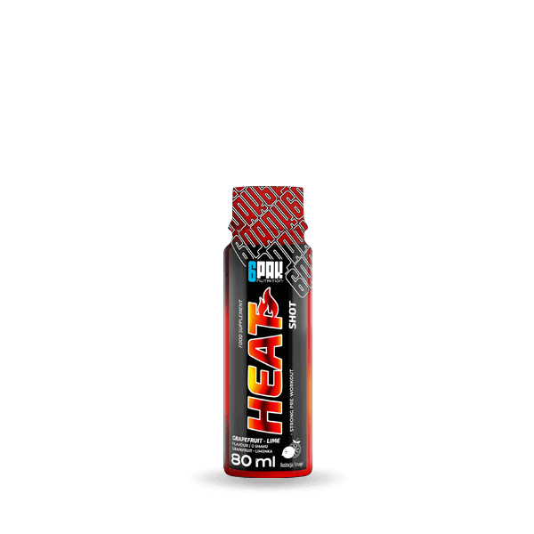 Pré-Treino Queima Gordura Heat Shot 80ml 6PAK Nutrition
