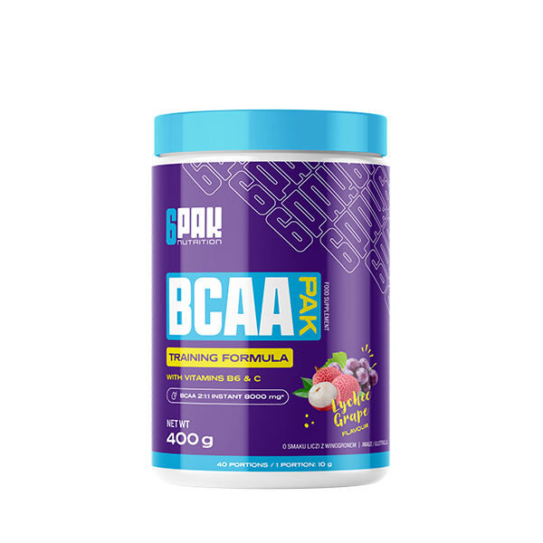 BCAA PAK 400g 6PAK Nutrition