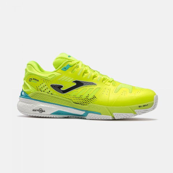 Sapatilhas Padel Slam Classic 2609 Amarelo Fluor JOMA