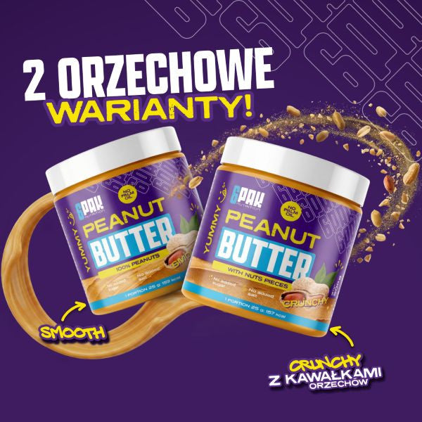 Peanut Butter – Creme de Amendoim 500 g - 6PAK Nutrition