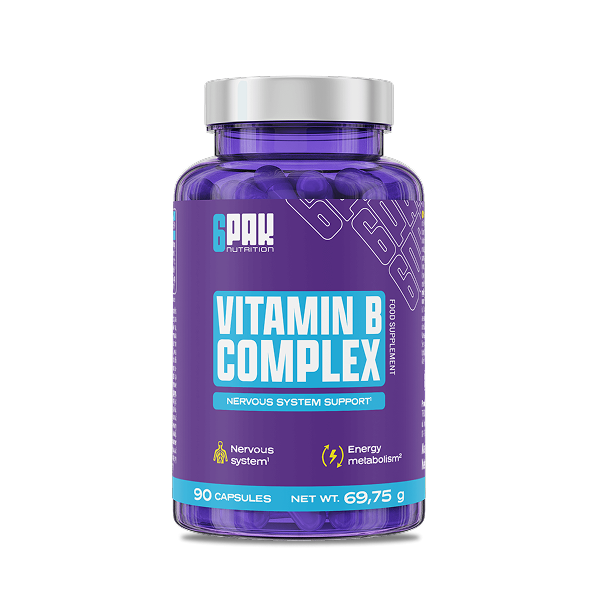 Vitaminas Complexo B 90caps 6PAK Nutrition
