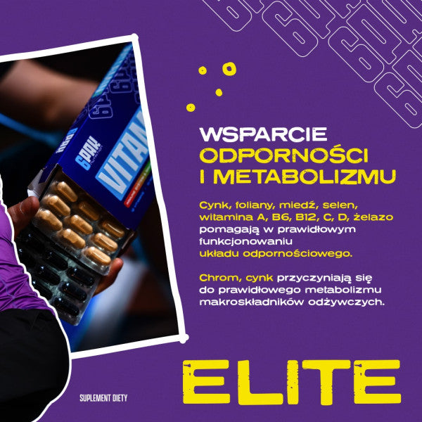 Multivitamínico Elite 60caps 6PAK Nutrition