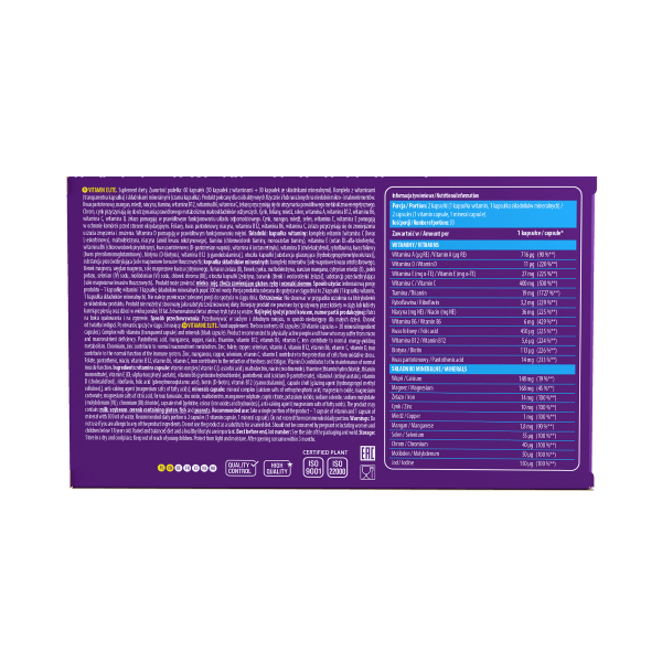 Multivitamínico Elite 60caps 6PAK Nutrition