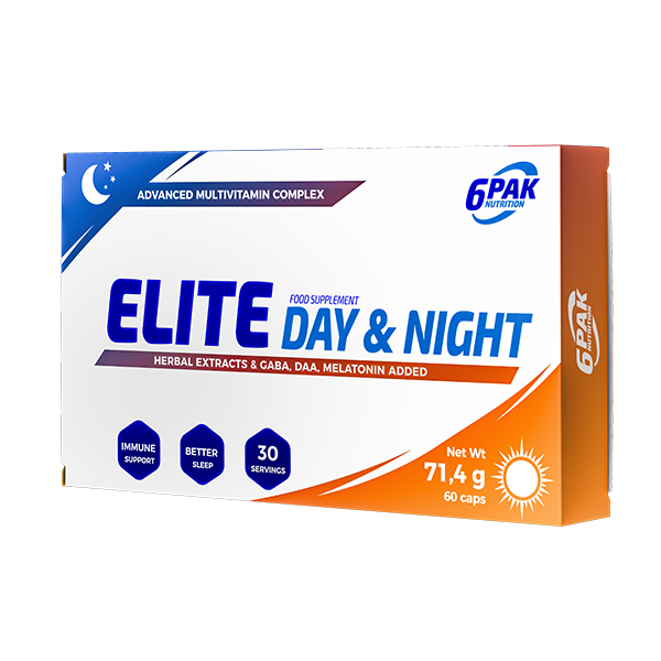 Multivitamínico Elite Dia e Noite 60caps 6PAK Nutrition